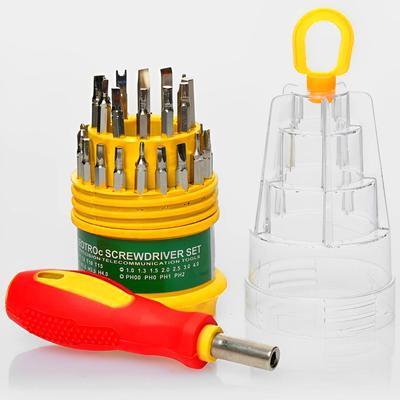 31 Pcs Stainless Steel Screwdriver Set